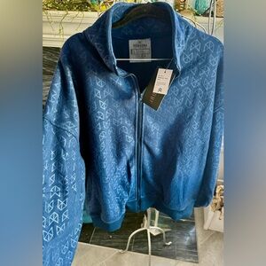 Raw Gear, Mens full zip fleece. NWT, Size Large